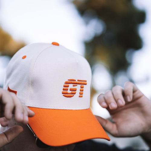 GT Orange Pop Hat (Orange/ White) - GRIPTIGHT