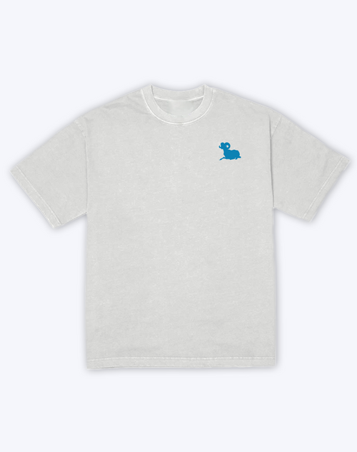 Bighorn Sheep Heavyweight Tee (Concrete/Powder Blue) - GRIPTIGHT