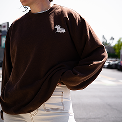 Bighorn Crewneck (Clay/Cream)