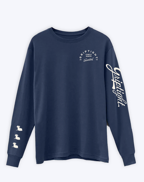 GT Durable Long Sleeve (Navy/White) - GRIPTIGHT