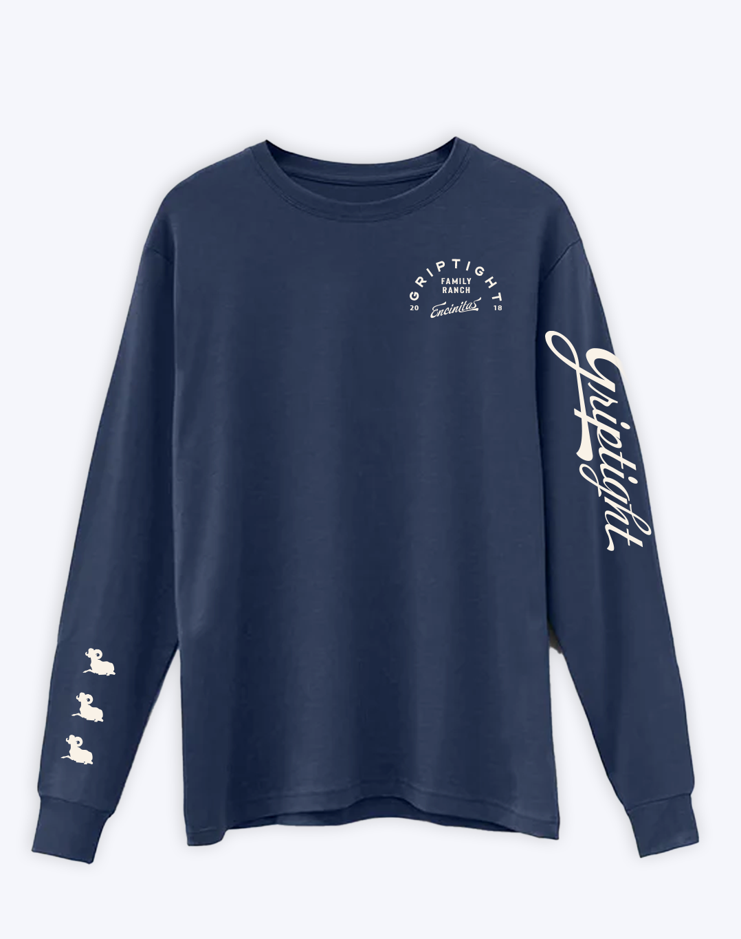 GT Durable Long Sleeve (Navy/White)