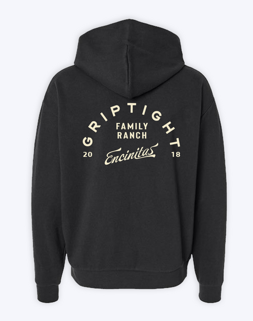 Family Ranch Hoodie (Charcoal/Cream) - GRIPTIGHT