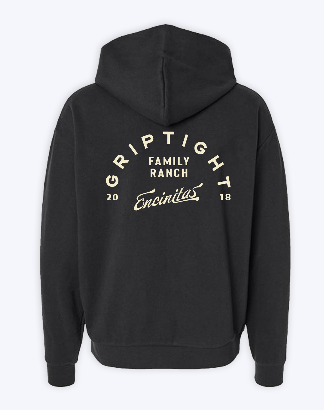 Family Ranch Hoodie (Charcoal/Cream)