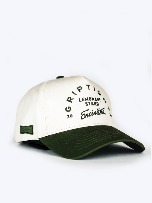 GT Original Brand Hat (Olive/White) - GRIPTIGHT