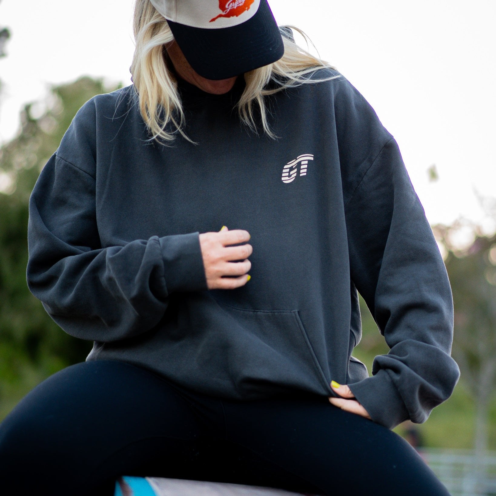 Family Ranch Hoodie (Charcoal/Cream) – GRIPTIGHT