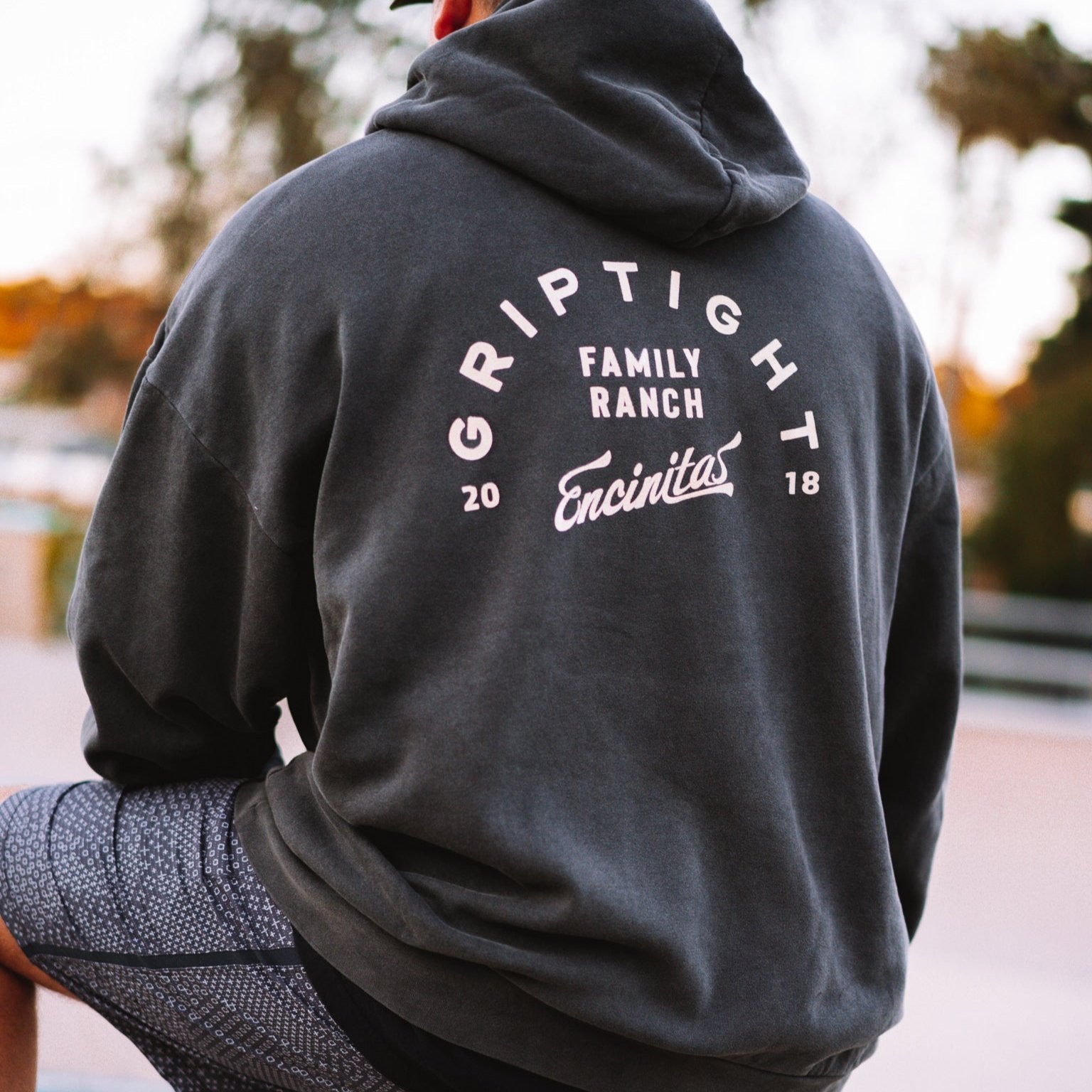 Family Ranch Hoodie (Charcoal/Cream) – GRIPTIGHT