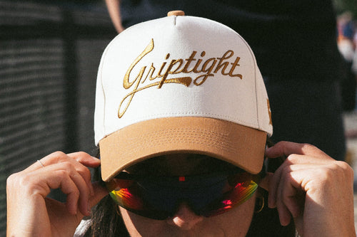 GT Signature Hat (Tan/ White) - GRIPTIGHT