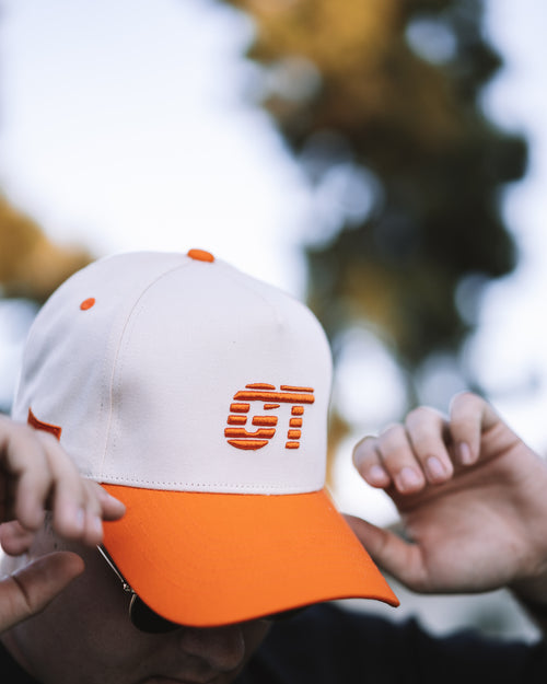 GT Orange Pop Hat (Orange/ White) - GRIPTIGHT